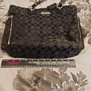 Black Coach handbag